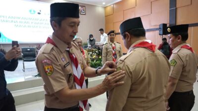 Dedie Rachim Lantik Mabisaka dan Pinsaka Taruna Bumi Pramuka Kota Bogor