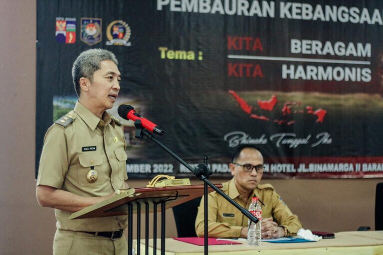 Ini Pesan Dedie Rachim Saat Tutup Bimtek Pembauran Kebangsaan