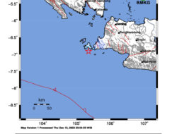 Gempa 4,1 Magnitudo Guncang Banten