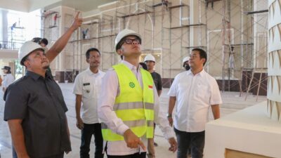 Atang Berikan Catatan Penting Pekerjaan Masjid Agung Kota Bogor, Perhatikan Kualitas dan Selesai Tepat Waktu !