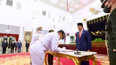 Pesan Presiden Untuk KSAL “Tingkatkan Kedaulatan Negara di Laut”