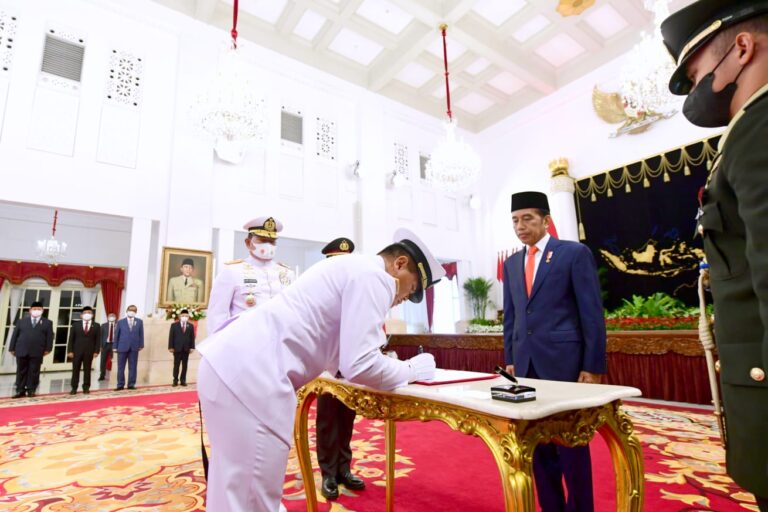 Pesan Presiden Untuk KSAL “Tingkatkan Kedaulatan Negara di Laut”