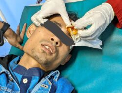 Akibat Salah Paham Seorang Pemuda Jadi Korban Sabetan Pisau di Wajah dan Leher