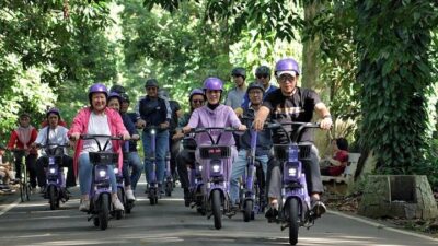 Dedie – Yantie Keliling Pedestrian SSA Gunakan Beam