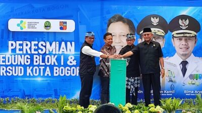 Menkes bersama Gubernur Jabar Resmikan Gedung Blok I & IV RSUD Kota Bogor