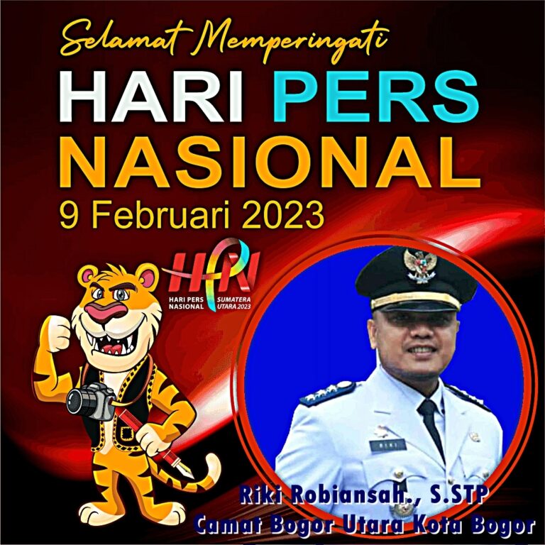 Camat Bogor Utara Kota Bogor Mengucapkan Selamat HPN 2023