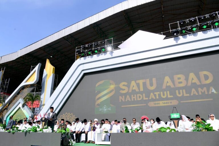 Puncak Satu Abad NU, Presiden “tahniah dan syukur atas peran NU untuk bangsa dan negara