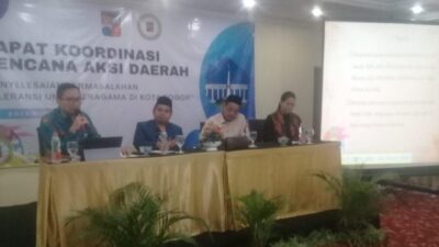 Pemkot Bogor Gelar Rakor Rencana Aksi Daerah tentang Penyelesaian Permasalahan Toleransi Umat Beragama