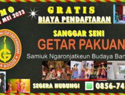 Dapatkan Segera! Promo Pendaftaran “Gratis” Bulan Maret 2023 di Sanggar Seni Getar Pakuan Kota Bogor