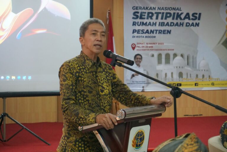 26 Tempat Ibadah Di Kota Bogor Disertifikasi Kantor Pertanahan ATR/BPN