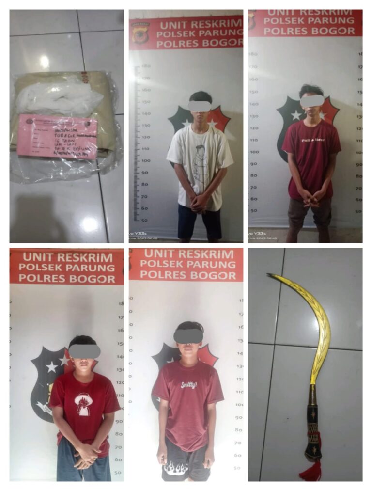 5 Pelaku Pengeroyokan Remaja Hingga Tewas di Parung Bogor Diringkus Polisi, 4 Lagi DPO