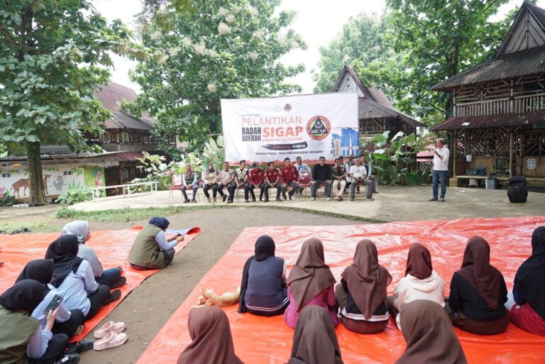SIGAP Bogor Raya dan SI-LEBAH 99 Resmi Dikukuhkan, Dedie Rachim Motivasi Dukung Bogor Ramah Lingkungan