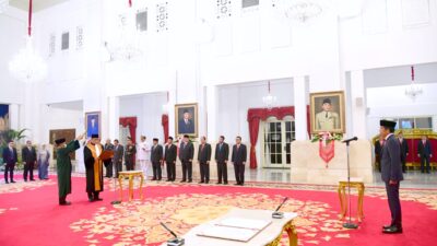 Pengucapan Sumpah Sunarto sebagai Wakil Ketua MA Bidang Yudisial Disaksikan Presiden