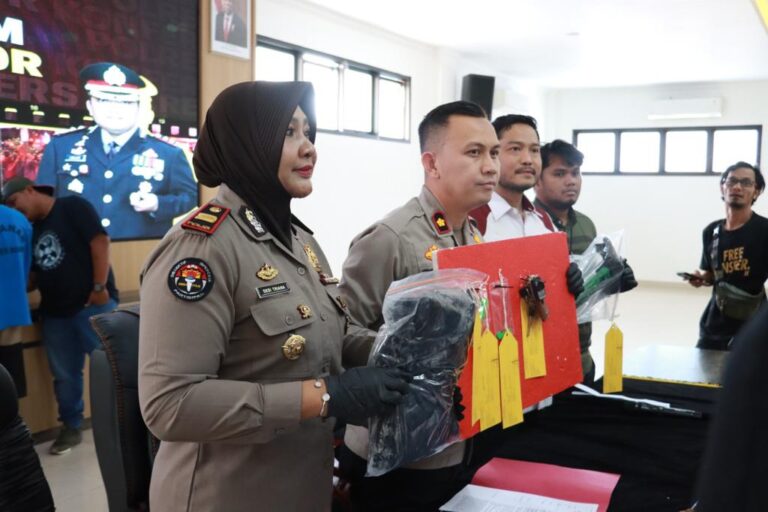 Polres Bogor Kurang dari 1×24 Jam Tangkap para Pelaku Curas dan Pembunuhan Berencana