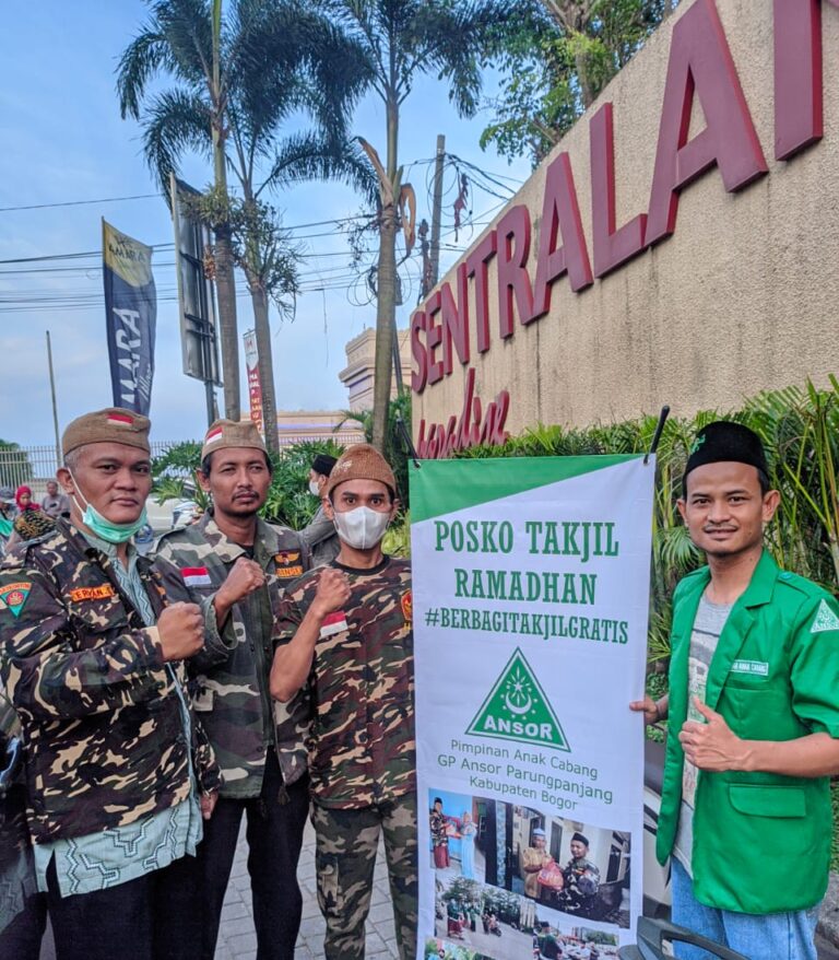 GP Ansor Parungpanjang Buka Posko Takjil Gratis untuk Masyarakat