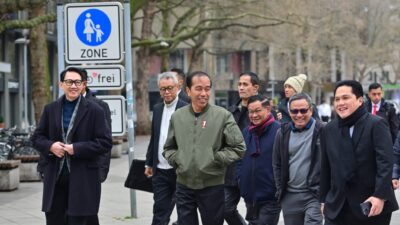 Presiden Sapa Masyarakat Indonesia hingga Bertemu Kanselir Jerman