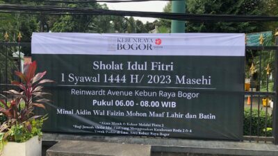 Kebun Raya Bogor Kembali Menggelar Pelaksanaan Sholat Idul Fitri