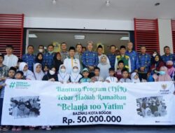 Baznas Kota Bogor dan Dedie Rachim Ajak 100 Anak Yatim Belanja Kebutuhan Lebaran