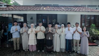 Manfaatkan Hari Raya i’dul fitri, Bima Arya dan Dedie Rachim Silaturahmi ke Mantan Wali Kota dan Danrem