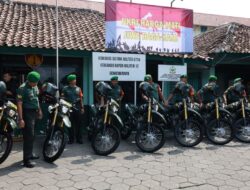 112 unit sepeda motor CRF 150L untuk para Babinsa Yogyakarta