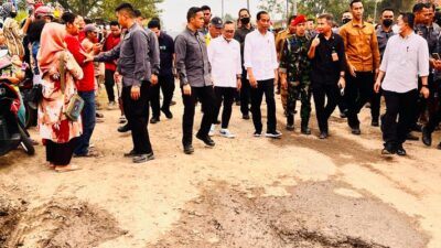 Tinjau Ruas Jalan Rusak di Lampung, Pemerintah Pusat Segera Bantu Perbaiki