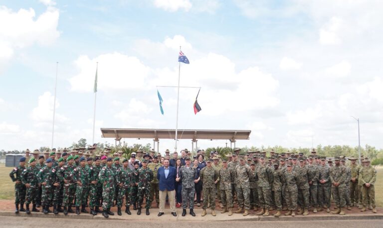 Latma Tiga Angkatan Bersenjata Indonesia, Australia dan Amerika Serikat Resmi Dibuka