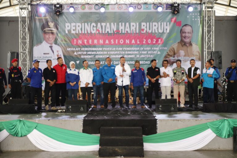 May Day, 16 Serikat Pekerja di Kabupaten Bandung Hadiri Puncak Peringatan Hari Buruh Sedunia
