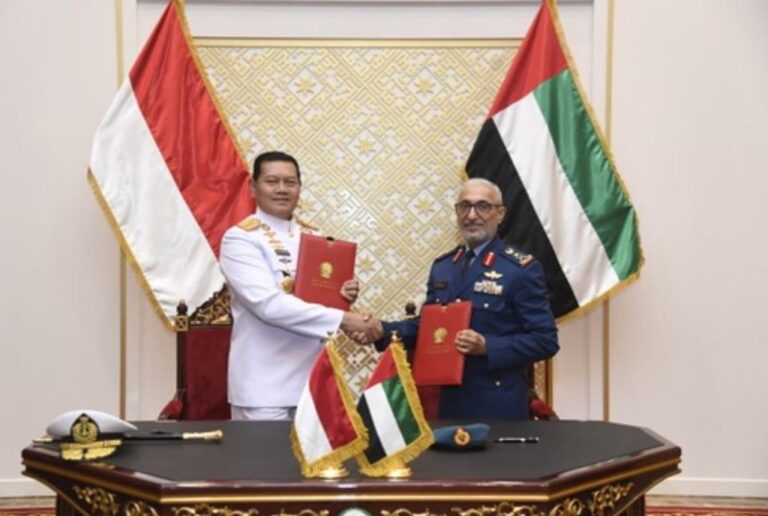 Panglima TNI Tandatangani Kerjasama Militer Dengan Angkatan Bersenjata UEA