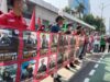 Tepat di Hari Kesakitan Pancasila, Buruh Gelar Demo Aksi Solidaritas ke Kedutaan Besar Korea Selatan di Jakarta