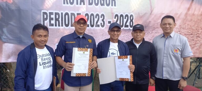 Dede Suhendar Dinata Resmi Jadi Ketua PELTI Kota Bogor, Siap Borong Medali Emas dan Kemajuan Tenis di Kota Bogor