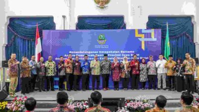 Sekitar Rp 700-an miliar Pendanaan Pemilu Serentak, Kabupaten/Kota se-Jawa Barat Tandatangani Kesepakatan Bersama