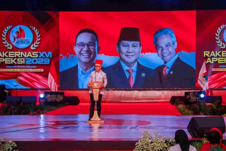 Rakernas APEKSI Undang Prabowo, Ganjar dan Anies untuk Sampaikan Gagasan di Hadapan Wali Kota se-Indonesia