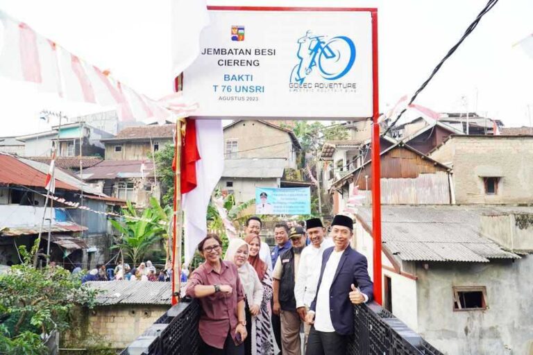 Jembatan Besi Ciereng Rampung Diperbaiki, Dedie Rachim Titip Pesan Buat Warga