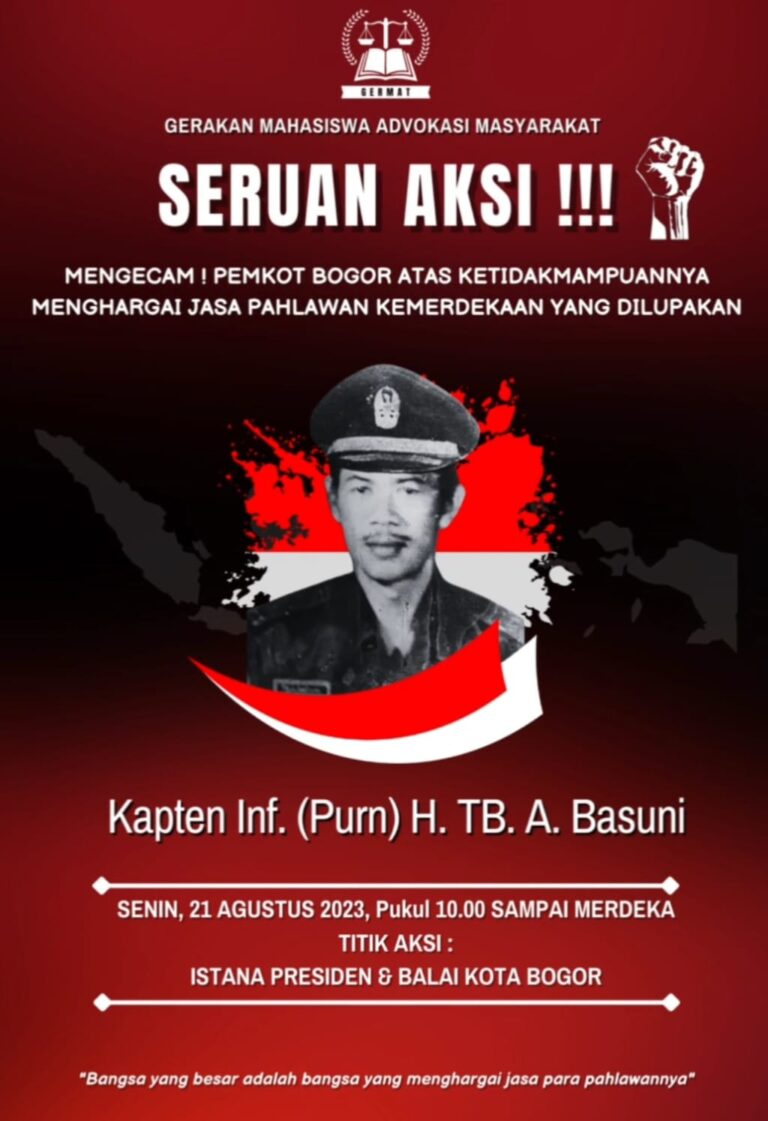 Gerakan Mahasiswa Advokasi Masyarakat Gelar Aksi Depan Istana Presiden dan Balai Kota Bogor