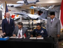 Menhan Prabowo Tandatangani MoU Pembelian 24 Pesawat Tempur F-15EX Baru dari AS