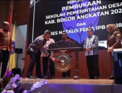 Program Sekolah Pemerintahan Desa Angkatan Tiga Tahun 2023 Dibuka Kembali Kolaborasi Pemkab Bogor Dengan IPB University