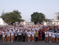 Meriahkan HUT ke-24 DWP Kabupaten Bogor Gelar Lomba Gerak Jalan Sehat