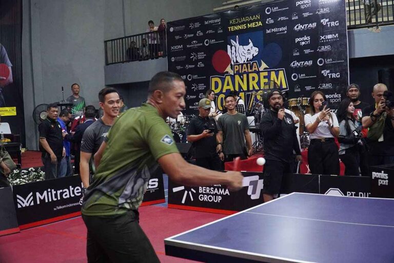Brigjen Anan Nurakhman Sebut olahraga tenis meja paling populer ke empat di Indonesia