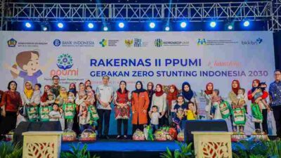 Dedie Rachim Dampingi Menteri PPPA Launching Gerakan Zero Stunting Indonesia 2030 di Kota Bogor