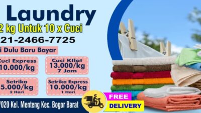 ANB Laundry: Laundry Kiloan dengan Harga Terjangkau di Bogor Barat