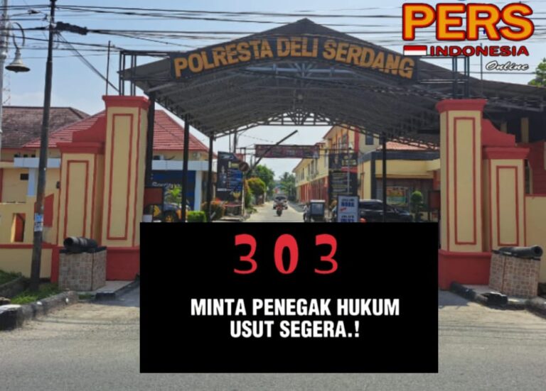 303 Marak di Deli Serdang, Warga Resah, Penegakan Hukum Dipertanyakan