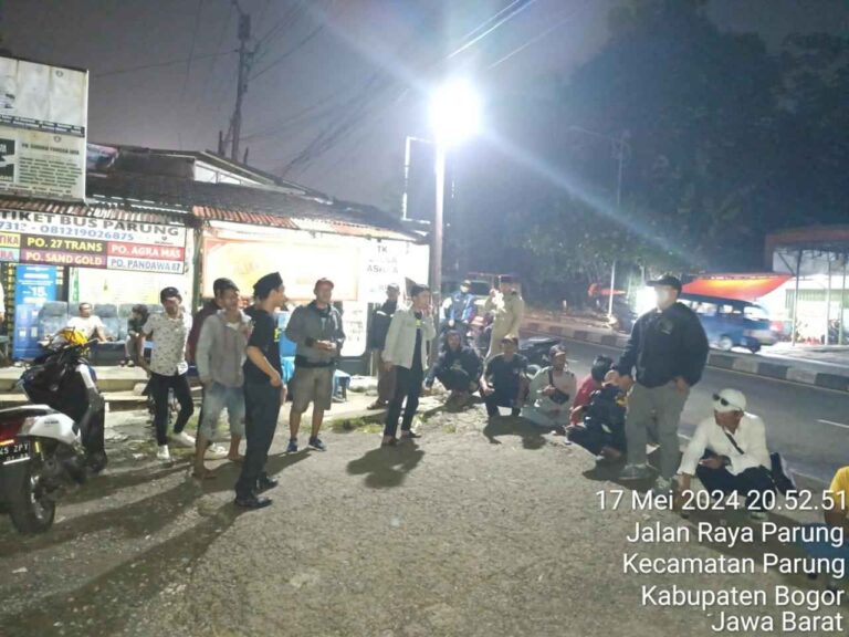 Kericuhan Penarikan Motor Melalui Mata Elang, Polsek Parung Sigap Redam Ketegangan Ormas, Hindari Konflik!