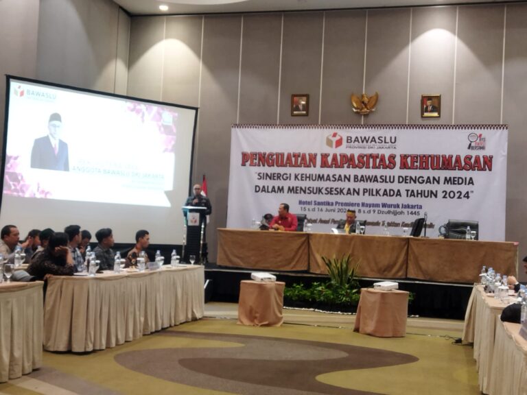 Jelang Pilkada 2024, Ketum MIO INDONESIA Apresiasi Terkait Penyelenggaraan Kegiatan Penguatan Kapasitas Kehumasan Bawaslu Jakarta