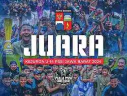 Ukir Sejarah ! U-14 Kota Bogor Juara Kejurda PSSI Jabar