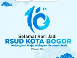 Selamat Hari Jadi RSUD Kota Bogor ke 10