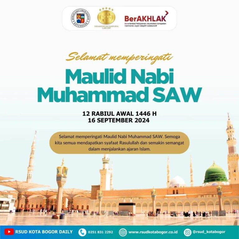 RSUD Kota Bogor Sambut Maulid Nabi, Ajak Umat Jadikan Teladan Rasulullah