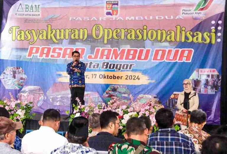 Pasar Jambu Dua Bogor Resmi Beroperasi, Wajah Baru Pusat Perdagangan Kota Hujan