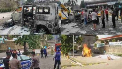 Mobil Ambulance Kebakaran di Rest Area Shell Jagorawi