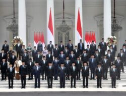 Presiden Prabowo Umumkan Susunan Kabinet Merah Putih Periode Tahun2024-2029