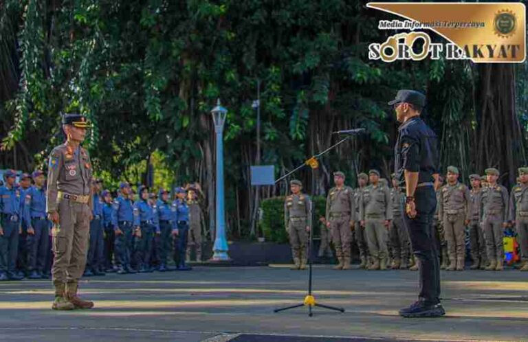Ini Pesan Pj Wali Kota Bogor Saat Gelar Apel Kesiapan Satlinmas Pilkada 2024